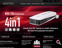 Tablet Screenshot of netmaster.com.tr